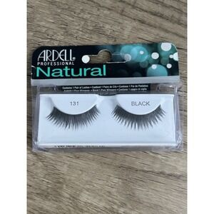 Ardell Professional Natural False Eyelashes 131 Black 1 Pair New